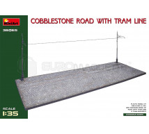 Miniart - Cobblestone road & Tram line