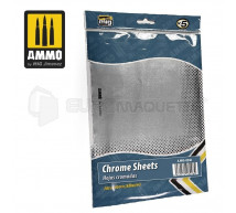 Mig products - Adhesive Chrome sheets (x5)