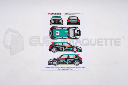 Racing decals 43 - Skoda Fabia S2000 Portugal 2012
