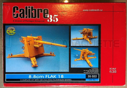 Calibre 35 - Flak 18  88mm
