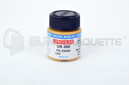Life Color - Jaune mimetique FS33434 UA080 (pot 22ml)