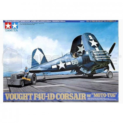 Tamiya - F4U-1D Corsair & Tracteur