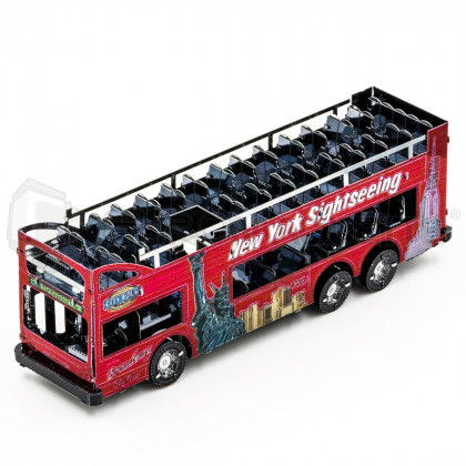Metal earth - New York tour bus