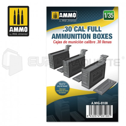 Mig products - Cal 30  full ammunition boxes (x3)