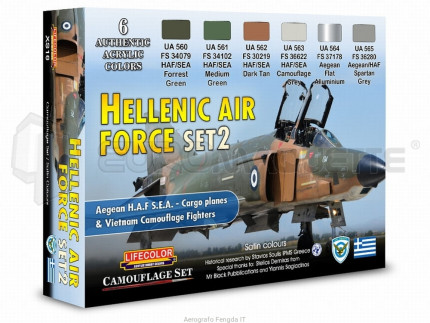 Life color - Coffret Hellenic Air Force Set 2
