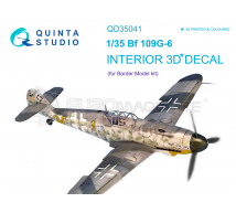 Quinta studio - Bf-109G-6 3D interior (Border)