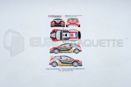 Racing decals 43 - Ford Fiesta 22 M-C 2014