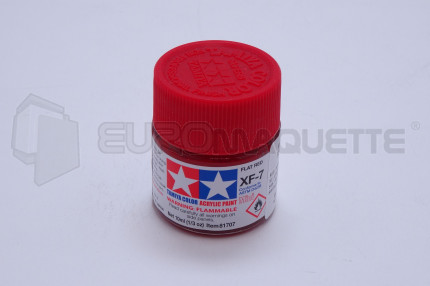 Tamiya - Rouge mat XF-7 (pot 10ml)