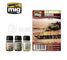 Mig products - Weathering set for US modern vehicules