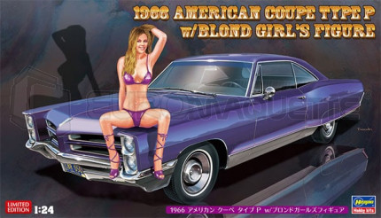 Hasegawa - American Coupe Type P & Blond girl