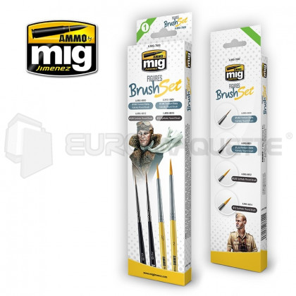 Mig products - Coffret pinceaux figurines
