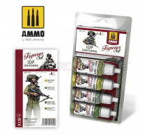 Mig products - Coffret IDF Uniforms colors (x4)