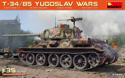 Miniart - T-34/85 Yugoslav Wars