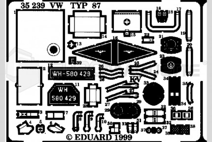 Eduard - VW Beetle type 87 (cmk)