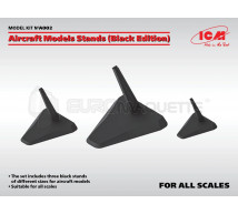 Icm - Aircraft stands black edition (x3)