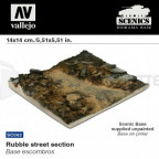 Vallejo - Rubble street section 14x14cm