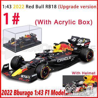 Maquette plastique Burago - Red Bull F1 RB18 Verstappen - Maquette