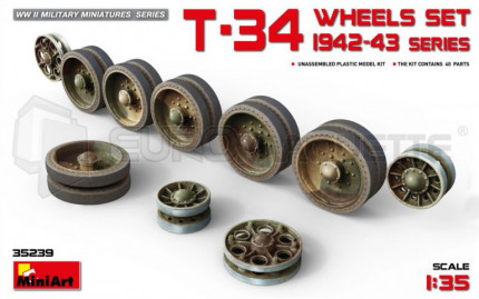 Miniart - Roues T-34 1942/43