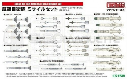 Fine molds - JASDF missiles set