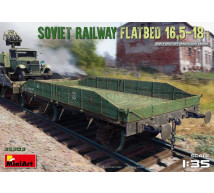 Miniart - Soviet railway flatbed 16,5-18t