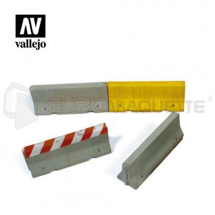 Vallejo - Concrete Barriers (x4)