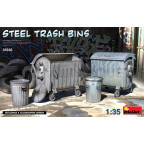 Miniart - Steel trash bins