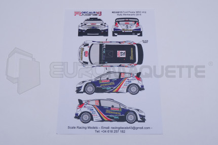 Racing decals 43 - Ford Fiesta 12 M-C 2013