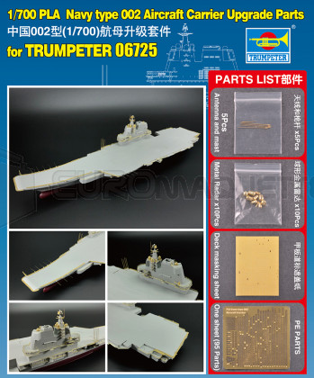 Trumpeter - PLA Aircraft carrier detail set (Trumpeter 06725)