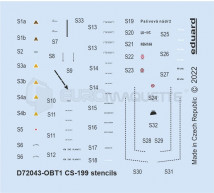 Eduard - CS-199 stencils