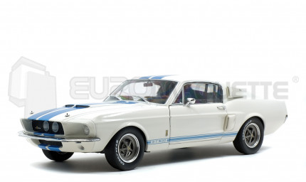 Solido - Shelby Mustang GT500 Blanche bandes bleues