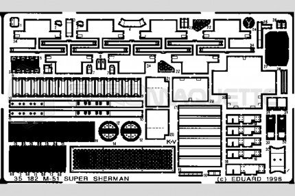 Eduard - M-51 Super Sherman(academy)