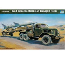 Trumpeter - SA-2 missile & remorque