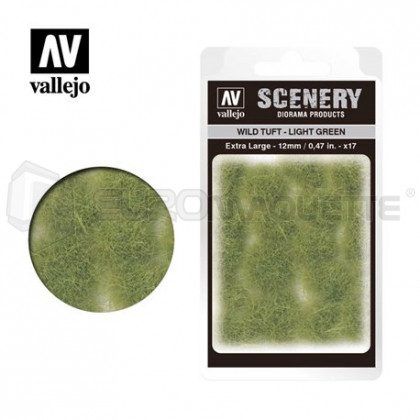 Vallejo - Wild tuft light green extra large 12mm