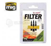 Mig products - Filter set for green vehicules (x3)