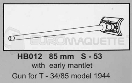 Hot Barrels - T-34/85 Barrel & early mantlet